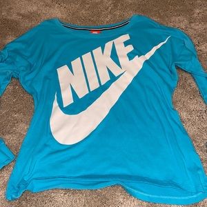 Blue Nike long sleeve